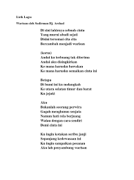 Feb 13, 2014 · dari jauh ku pohon maaf chords by sudirman. Lagu Warisan Sudirman