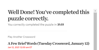 On this page you may find all the wall street journal crossword july 19 2021 answers. Wsj Crossword Raabidfun Does Crosswords