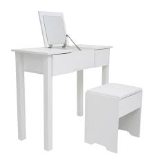 Levede dressing table stool mirror makeup jewellery organizer drawer cabinet. Buy Dressing Table Set With Mirror Stool At Mighty Ape Nz