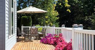 If you decide to use a pressure washer for cleaning, follow the manufacturer's instructions on the type of wood cleaner to use and the distance the spray tip should be from the surface you're cleaning. How To Clean A Deck No Power Washer Required Housewife How Tos