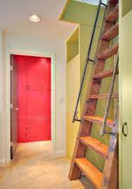 41 Attic Stair Ideas Lift Sled Railing And Installation Dani Site Rustic Loft Rustic Stairs House Stairs