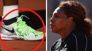 For the day two of the french open on may 31, she did just that with cool neon green custom nike sneakers that had sketches all over the shoe. French Open 2021 News Serena Williams Roland Garros Ash Barty