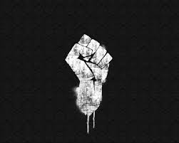 Black background wallpaper space planet background earth black moon pattern. Black Fist Wallpapers Wallpaper Cave