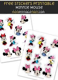 Free Diy Minnie Mouse Stickers To Print At Home Minnie Mouse Stickers Mickey Mouse Stickers Printable Stickers
