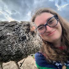 Does anyone else have a grumpy looking chicken?