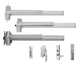 In the event of emergency, the door is made to open fast, by rapidly pushing the push bar down and. Panic Bars Panic Hardware And Exit Alarm Devices