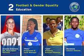 Arianna criscione profil), lagsidor (t.ex. Kick4life Football Gender Equality 2 Education Facebook