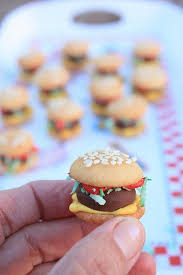 Munchkin Munchies Burger Bites Cookies Burger Cookies Burger Bites Food