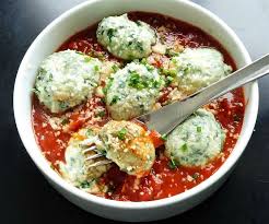 Gnudi A La Ricotta Et Aux Epinards Sauce Tomate Express Philandcocuisine Sauce Tomate Ricotta Tomates
