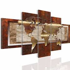 Ebay weltkarte 3d wandbild beleuchtet wunschmotiv co2 laser. Bilder Drucke Leinwand Aus Vlies Kunstdruck Weltkarte World Map Bild Bilder Wandbild Xxl Mobel Wohnen Autotest Md