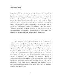 Dengan demikian penanganan makanan harus mendapat perhatian yang cukup. Uitm Laporan Pemeriksaan Premis Makanan Inspection Of Food Premise Food Safety Hygiene