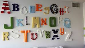 Letters & numbers wall decor. How To Decorate The Walls With Wood And Metal Letters