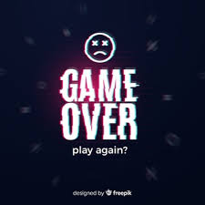 Modern warfare and call of duty: Free Vector Glitch Game Over Background