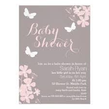 Floral Butterflies Girls Baby Shower Invitation Zazzle Com Butterfly Baby Shower Invitations Baby Shower Invites For Girl Girl Shower Invitation