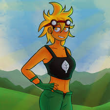Tomboy sunflower (OC) : rPvZHeroes