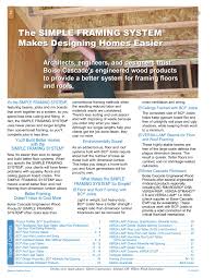 Western Engineered Wood Products Specifier Guide Pages 1