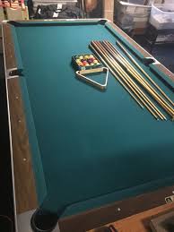 Murrey 4x8 Pool Table W Ball Return Cues Make Offer Game Room Pool Table Game Room Design