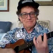 Aloha from Rehoboth! Robb Mapou greets his friends with a Happy Birthday  song