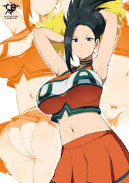 Rule 34 - Black Eyes Black Hair Blush Cheerleader Uniform Dat Ass Kaos Art  Large Breasts Momo Yaoyorozu My Hero Academia U.a. Cheerleader Outfit White  Panties Yaoyorozu Momo | 8916972