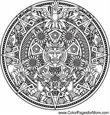 Southwestern Native American Coloring Page 28 Aztec Tattoo Aztec Tattoo Designs Aztec Art