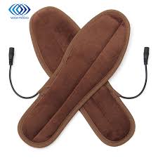 Heating Insole Charging Type Electric Warming Insole 2pcs Lithium Battery Keep Warm For 5 6 Hours Keep Warm Portable Insoles Inserts Thermostat Shoe Dryer