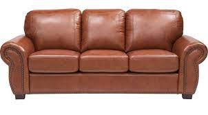 But for durability, versatility, and usability, don't. 999 99 Balencia Light Brown Leather Sofa Classic Transitional