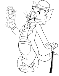 Tom And Jerry Were Both Very Nice Coloring Pages Boyama Sayfalari