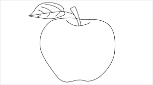 How to draw an apple step by step. How To Draw An Apple Step By Step 11 Easy Phase Video