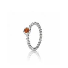 Pandora Orange Carnelian Ring