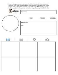 Instagram Book Report Book Report Bored Teachers Teacher Resources