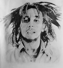 Artwork Black And White Bob Marley Sketch Bob Marley Drawing Portrait Realism Pencil Grayscale Monochromatic Dreads Dreadlocks One Love Ras Pencil Drawings Drawings Portrait Drawing