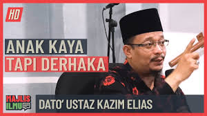 Ceramah datuk ustaz kazim banyak dimuatnaik di laman youtube. Ustaz Kazim Elias Anak Kaya Tapi Derhaka Youtube