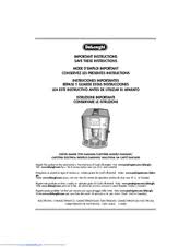 Read honest and unbiased product reviews from our users. Delonghi Eam3400 Manuals Manualslib