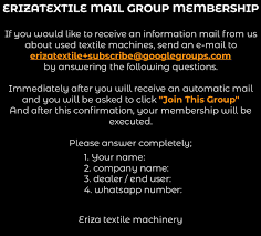Fiber or yarn for weaving or knitting into cloth. Eriza Textile Machinery Home Facebook
