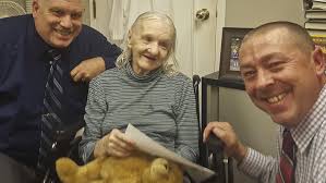 She recognized her photo, but can't account for 42 years