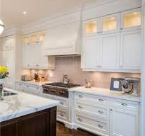 Multi Units Thailand American Solid Wood RTA Shaker White Handles and Knobs  for Kitchen Cabinet l Shape Kitchen Cabinet