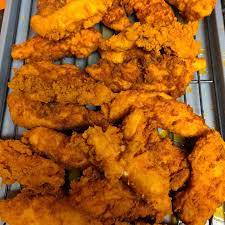 After marinating the chicken and dipping it in a rice flour batter. I Cracked The Secret Publix Fried Chicken Recipe Foodporn