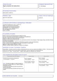 Fiche De Poste Agent Polyvalent De Restauration A La Gendarmerie