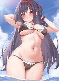 hayasaka (a865675167774), hamidashi creative, kamakura shio, 1girl, arms up  - Anime R34