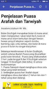 Sedangkan bagi kaum muslimin yang tidak sedang menjalankan ibadah haji, disunnahkan untuk melakukan puasa arafah. Niat Puasa Tarwiyah Dan Arafah For Android Apk Download