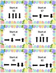 Easter Hundreds Chart Place Value Math Center