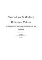 Hardline islamist lawmakers in malaysia are preparing to introduce a bill that would impose elements of sharia law on the entire country, alarming religious freedom advocates already worried over the recent abduction of a christian pastor. Sharia Law And Modern Universal Values A Comparative Case Study Of Saudi Arabia And Malaysia Student Repository