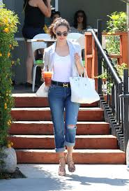 There is a garden next to the hotel. Emmy Rossum Lemonade Restaurant In Studio City July 2015 Celebmafia
