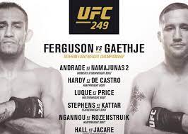 Sáb, mayo 9 / 10:00 pm edt. Fight News Ufc 249 Fight Card Finalised New Zealand S Home Of Combat Sports News