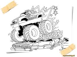 Printable Coloring Pages Monster Truck Coloring Pages Truck Coloring Pages Coloring Pages For Boys