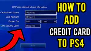It's because the address listed in your psn account doesn't exactly match the address listed with your credit card. How To Add Credit Card Or Debit Card To Ps4 At 2021 Youtube