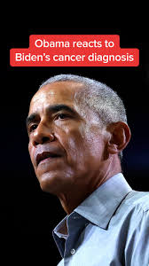 Former President Barack Obama shared a statement in support of former  President Joe Biden after Biden's diagnosis of prostate cancer. Biden's  personal office announced Sunday that Former President Joe Biden was  diagnosed
