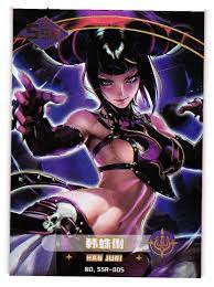 Han Juri Street Fighter SSR Goddess Carnival Anime Doujin Holo Story Card |  eBay