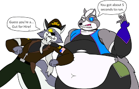 Wolf o'donnell © nintendo part 2: Shindenwolf Toys Around With Wolf S Big Belly Teg By Esecutivefur Fur Affinity Dot Net