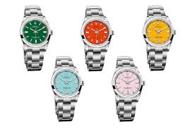 The patented system allowed the brand to create. Rolex Introduces The New Oyster Perpetual In Bright Colours Too Sjx Watches